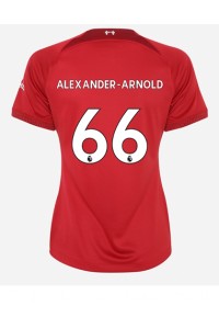 Liverpool Alexander-Arnold #66 Voetbaltruitje Thuis tenue Dames 2022-23 Korte Mouw
